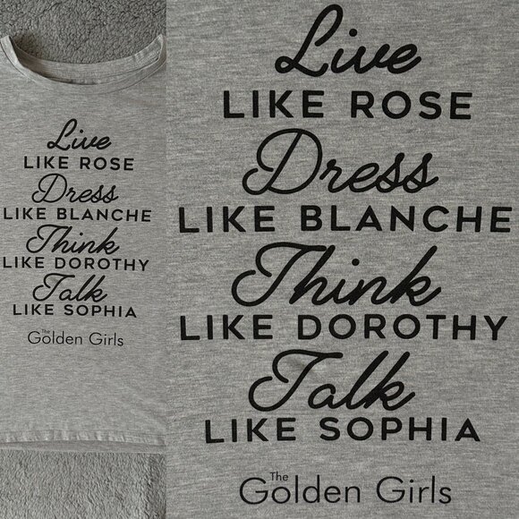 The Golden Girls Quote T-Shirt - XL 60% Cotton 40% Polyester - Picture 1 of 12